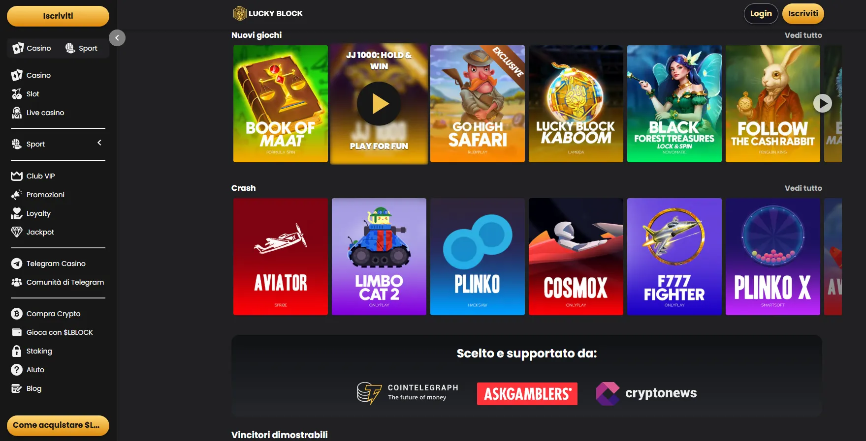 eSports e Cripto-Scommesse